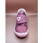 Bordó szívecskés bőr béléses cipő