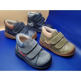 SALUS fiú bőr béléses szupinált cipő